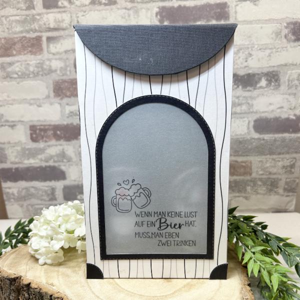 Flaschenbox - Graupappezuschnitte